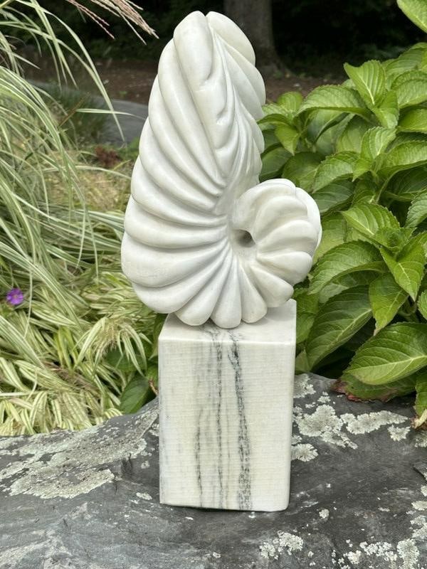 Anthony Gabriel Gennarelli ( 1915-2001 ) abstract marble sculpture from fine estate in Kingston, New (1 of 5)