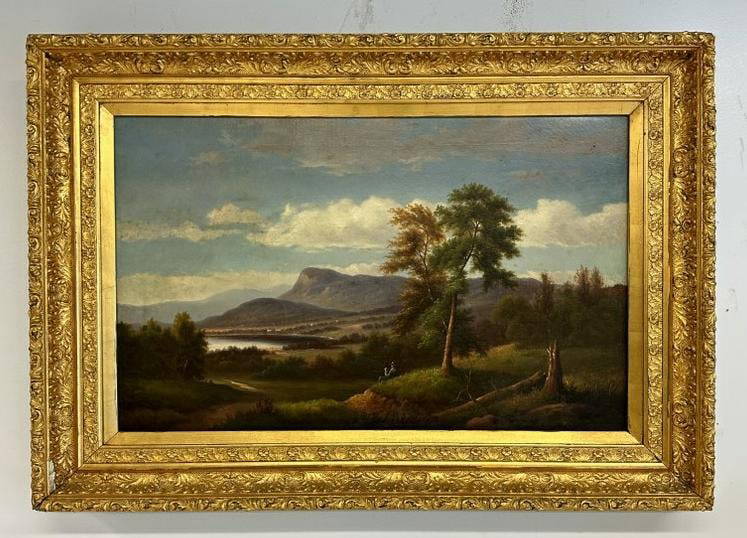 19th C O/c ( Roger's Slide, Lake N.y. ) Circa 1840's