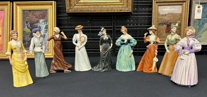(8) GOEBEL porcelain Women figures, from estate collection, all in fine estate condition, no (1 of 6)