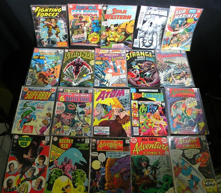 Estate Lot 87 Older COMIC BOOKS Super Hero & More!: Estate Lot 87 Older COMIC BOOKS Super Hero & More! From same estate as ones we sold last sale, 1960's-early 80's. Mostly Super Hero, and others mixed in lot, overall nice condition, nothing abused, mo