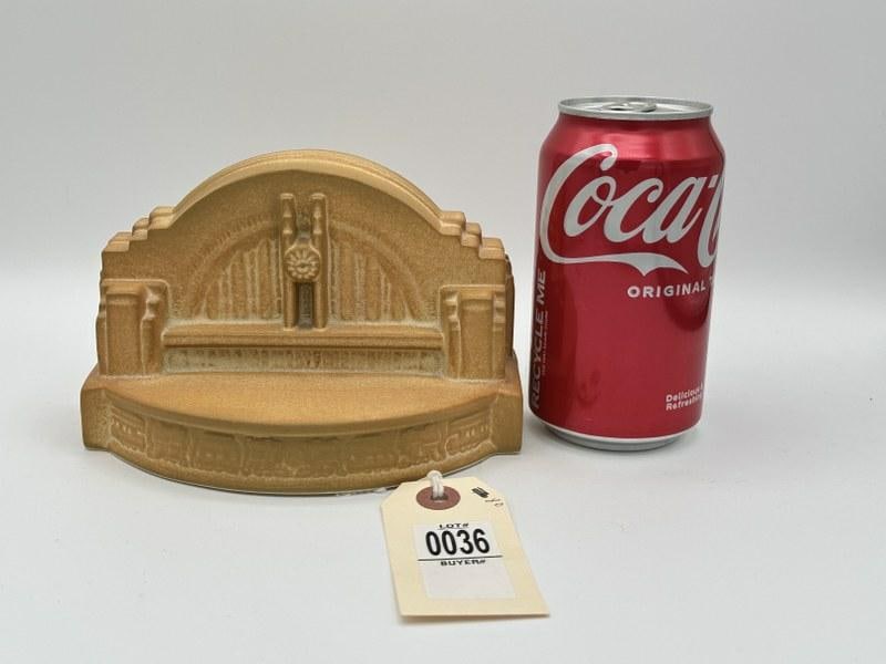 Rookwood art pottery Cincinnati Union Terminal fine condition, marked on base as pictured. (1 of 5)