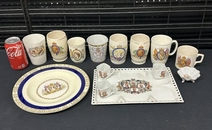Misc lot of Coronation porcelain and ceramic ware, in overall nice condition, great lot of Royal: Misc lot of Coronation porcelain and ceramic ware, in overall nice condition, great lot of Royal Family wares….