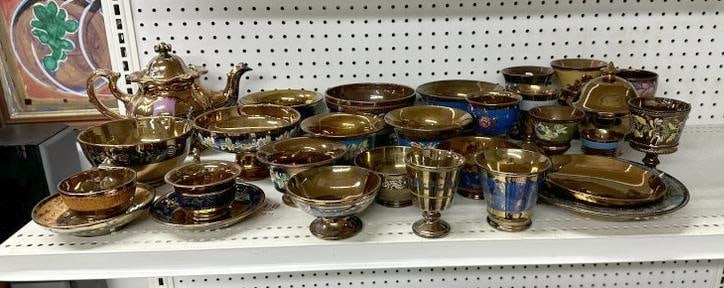 (29) pieces COOPER LUSTER from fine estate collection in Chester, N.Y. Fine overall condition, great (1 of 6)