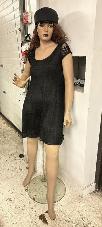 69" high very nice vintage mannequin, from local estate, glass eyes, very nice condition. (1 of 3)