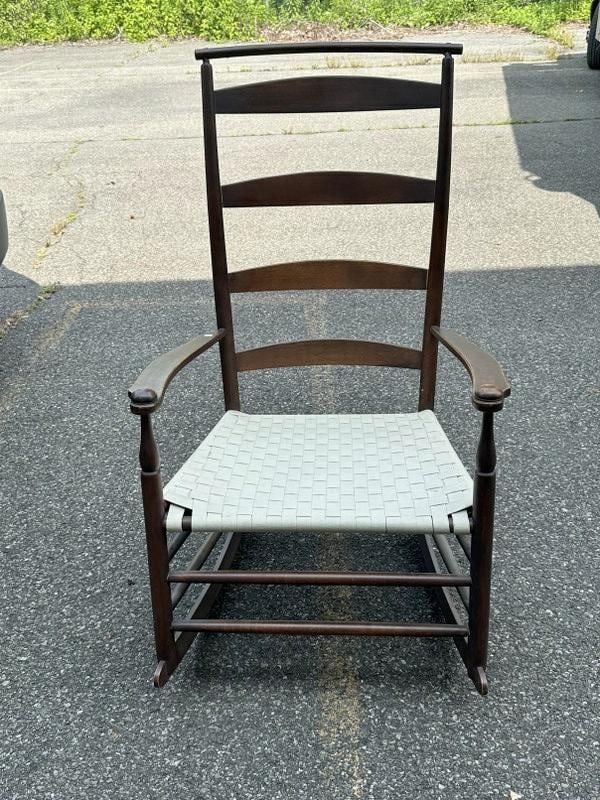 Shaker style rocking chair, taped seat intact, very nice condition: Shaker style rocking chair, taped seat intact, very nice condition