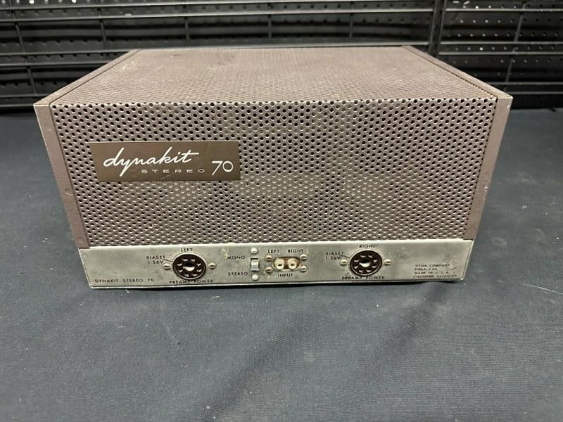 Vintage Dynaco Dynakit Stereo 70 Tube Power Amplifier, powers up.  All stereo & audio equipment in (1 of 4)