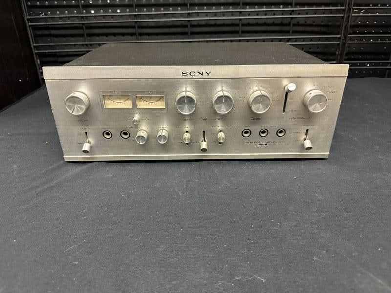 Vintage SONY TA-2000 Solid State Stereo Preamplifier, powers up. Serial Number 50562.  All stereo & (1 of 6)