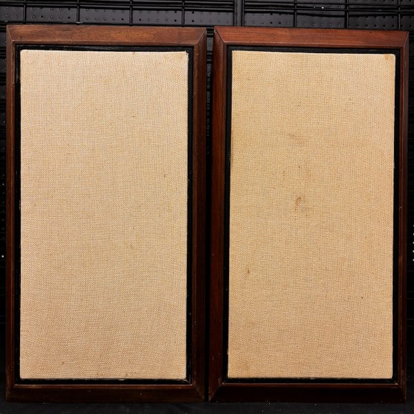 Vintage audio, 2 KLH Model Five speakers. Serial numbers 006535 and 006539. Speakers are 13 7/8" (1 of 16)