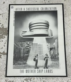 Janet Koenig signed poster, inscribed to Barbara & John lower right on bottom. In fine condition,