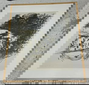 Jim (James) Dine (Born 1935) signed print titled ( THE CRASH #1 ARTIST PROOF ), nicely framed and