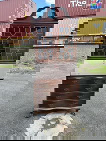 Circa 1930's mahogany secretary bookcase from local estate, clean, nice original finish,