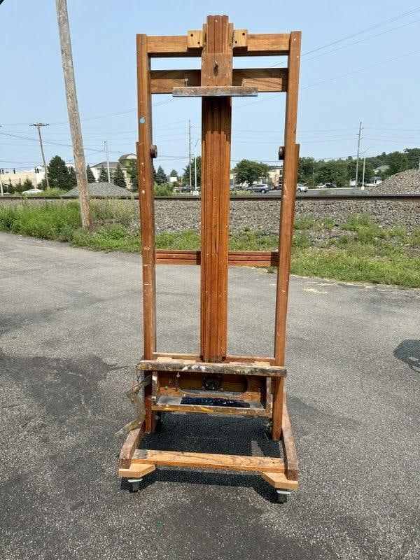 Nice Artist's easel, from Hudson Valley home, owner is moving overseas & not taking, nice condition, (1 of 3)