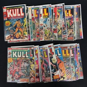 Entire run ofMarvel Comics Kull the Conqueror, 30 books, issues #1-29 & Monsters On The Loose 16.