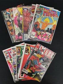 Lot of 14 X-Men New Mutants Excalibur. Includes New Mutants 7, 12, 13, 15-17 (#16 is first