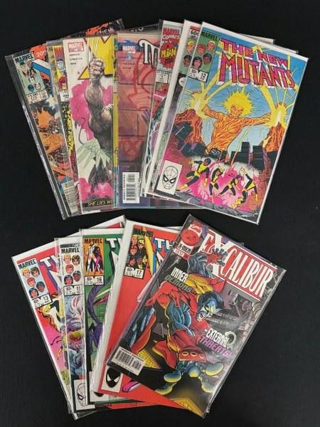 Lot of 14 X-Men New Mutants Excalibur. Includes New Mutants 7, 12, 13, 15-17 (#16 is first (1 of 5)