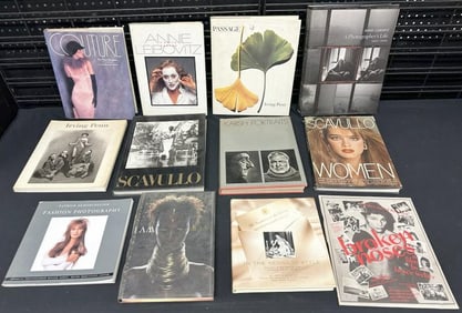 (12) Photography and related books from the estate of Fashion Photographer Bolling Powell, right