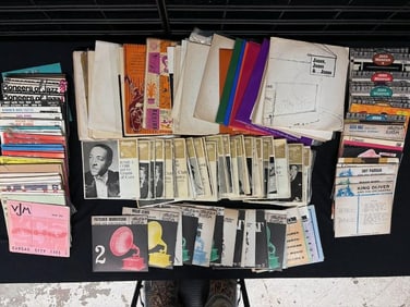 Jazz/blues 7"/10" 1970s repressings lot. This is predominantly made up of roots jazz and blues. Lot