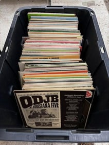 150+ roots jazz/blues record lot.As found in good condition in Catskills estate. Lot includes