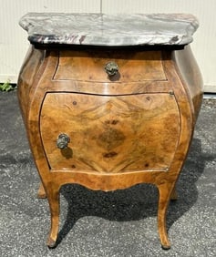 Diminutive wonderful burl marble top bombay stand, from estate in Boston we are selling, in nice
