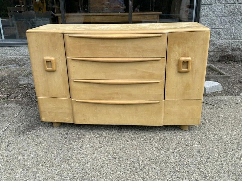 Heywood Wakefied Mid Century server sideboard, from local estate, some light wear in spots to (1 of 4)