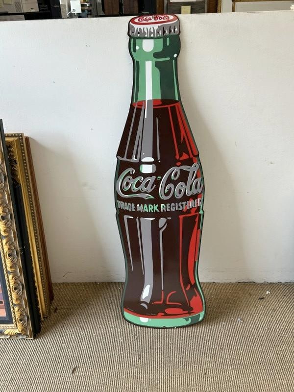 Limited Edition COCA COLA porcelain advertising porcelain sign from ANDE ROONEY , business closing: Limited Edition COCA COLA porcelain advertising porcelain sign from ANDE ROONEY , business closing in September, after many years in the reproduction advertising sign business. These come from her Cor