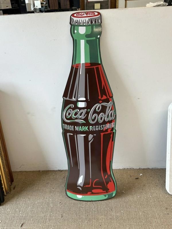 Limited Edition COCA COLA porcelain advertising porcelain sign from ANDE ROONEY , business closing: Limited Edition COCA COLA porcelain advertising porcelain sign from ANDE ROONEY , business closing in September, after many years in the reproduction advertising sign business. These come from her Cor