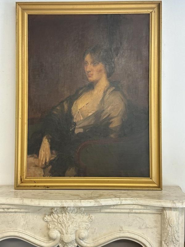 William Henry Cotton (1880 - 1958) o/c portrait of woman, signed lower right, dated 1914. From fine (1 of 4)