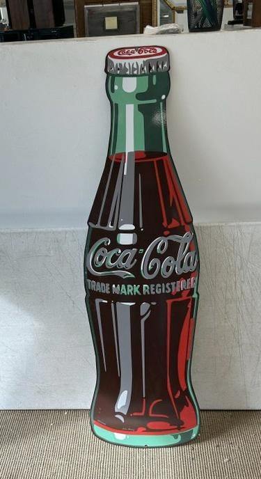 Limited Edition COCA COLA porcelain advertising sign from ANDE ROONEY , business closing in: Limited Edition COCA COLA porcelain advertising sign from ANDE ROONEY , business closing in September, after many years in the reproduction advertising sign business. These come from her Corporate off