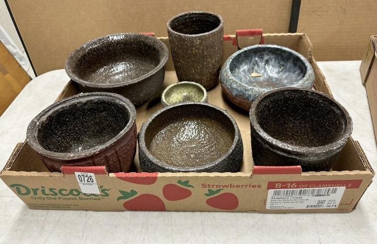 BEA BINGER estate lot of Mid Century art pottery, from fine Woodstock, New York estate, all in very (1 of 3)