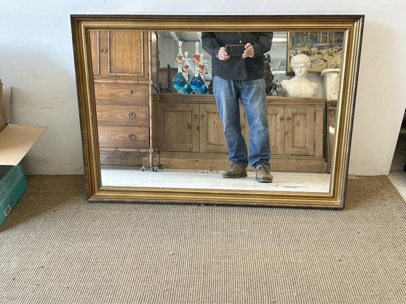 Decorative rectangular mirror, nice condition, measures 39" x 28.5". (1 of 2)