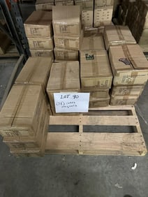 31 cases of HARLEY DAVIDSON tin embossed magnets, each case has 288, includes DEVIL'S HARVEST, UNCLE