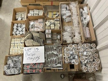 Thousands of advertising magnets, good variety….