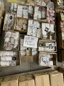 Thousands of advertising magnets, good variety….