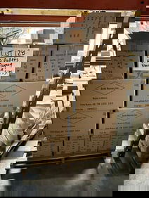 (2) pallets of ANDE ROONEY tin embossed name signs, 1000's and 1000's of pieces….