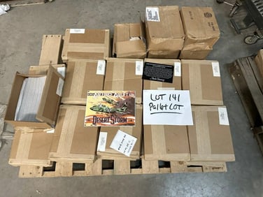 (26 cases - 670 pieces ) enamel signs C-130 DESERT STORM & ANDE ROONEY CHOICE……