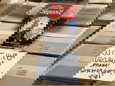 (62 ) cases - 930 pieces ) enamel signs - WESTERN SUPER X SHELLS, (15) in each case.