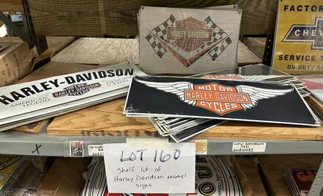 HARLEY DAVIDSON approx. (55) enamel signs.