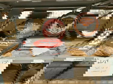 Approx. (60) pcs. Of enamel signs to include - TEXACO NO SMOKING, FLYING A GASOLINE, OILZUM MOTOR