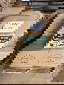 (12) cases ( 504 signs ) BOYS WHO HUNT & TRAP DON'T MUG OLD LADIES. (42) in a case, they measure