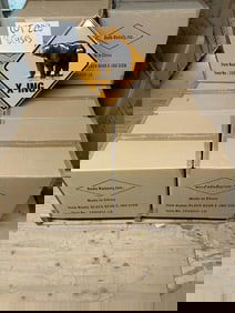 (8) cases (336 signs ) BLACK BEAR CROSSING tin embossed signs….measure 18" x 18".