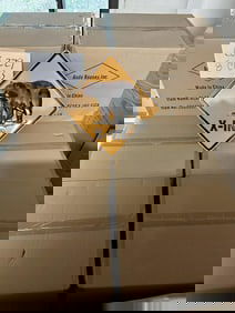 (8) cases (336 signs ) BLACK BEAR CROSSING tin embossed signs….measure 18" x 18".