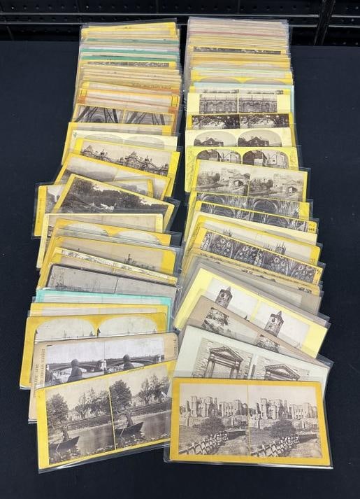 116 early flat mount stereoviews of the British Isles. (1 of 2)