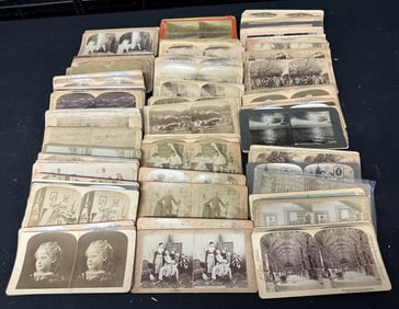 138 misc. stereoviews, various topics.