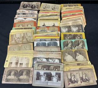 174 stereoviews of women and girls.