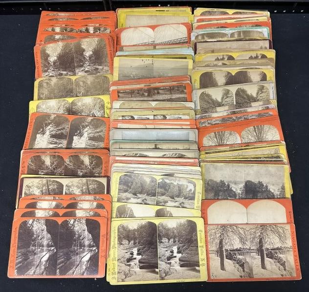 152 NY State flat mount stereoviews. (1 of 1)