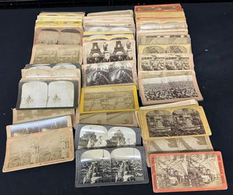 165 stereoviews of Expositions and Fairs.