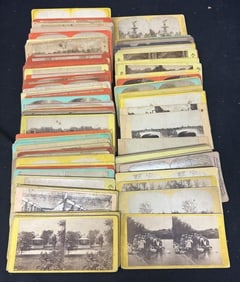 127 stereoviews of Central Park, Greenwood Cemetary, Prospect Park in New York City.
