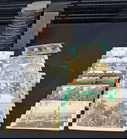 62 stereoviews of Canada, including 36 of Canadian Rockies set in box.