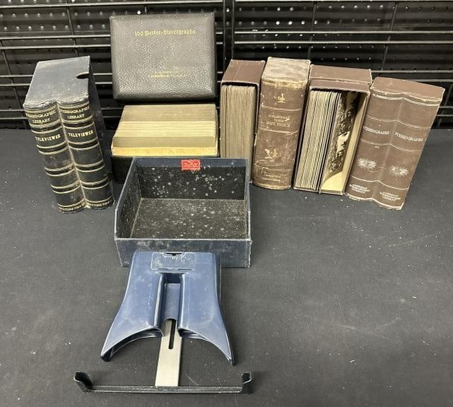 164 stereoviews including: 1) 101 H.C. White US and World views in box: 2) 27 misc. views in (1 of 1)