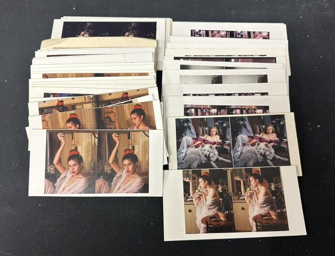 40 nudes, erotic, and related subject matter stereo view cards: 40 nudes, erotic, and related subject matter stereo view cards
